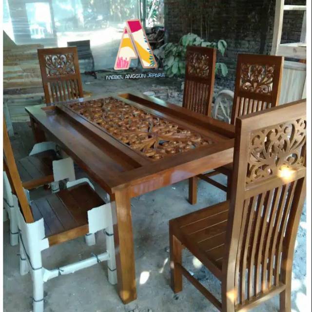 meja makan kartini,mebel jepara,furniture