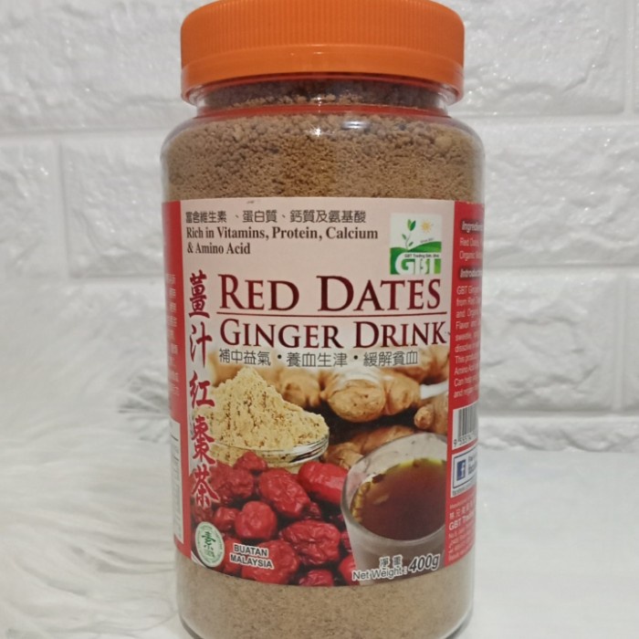 

Organic Red Dates Ginger Drink 400Gr