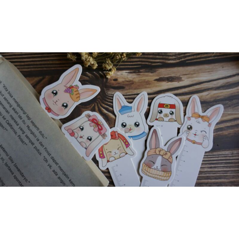 bookmark pembatas buku lucu edisi animal