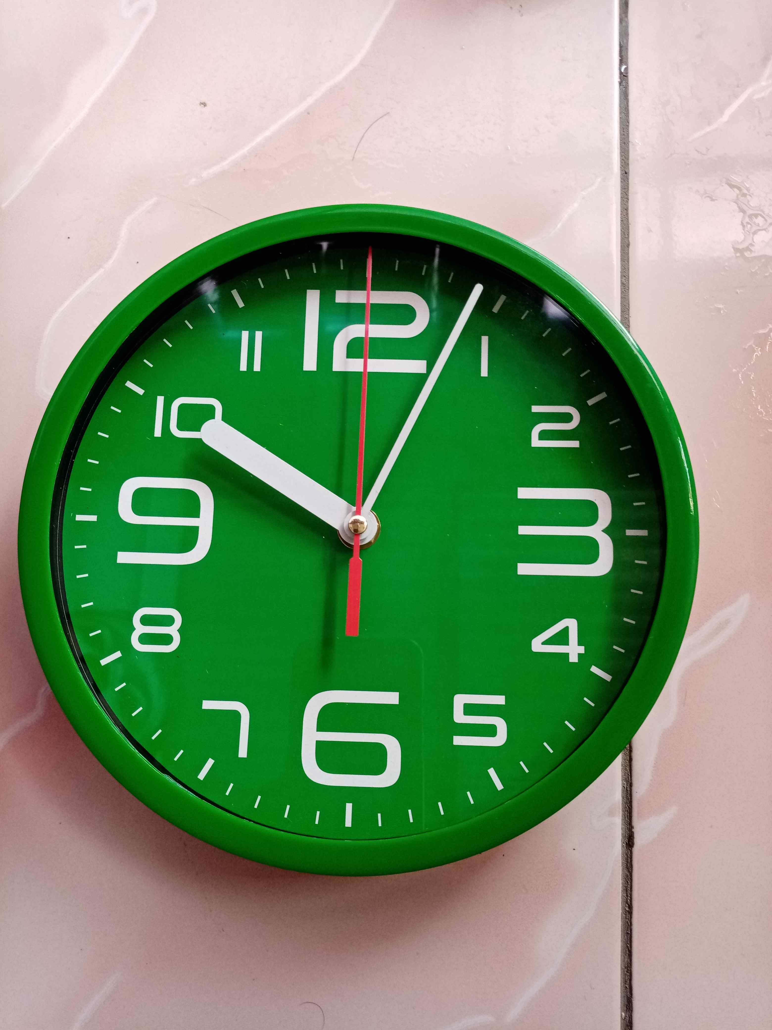 Termurah Jam Dinding Tempel Wall Clock Polos Warna Murah (random)