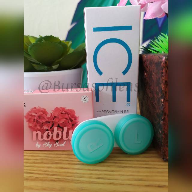 Paket Hemat Soflens Nobly + Cairan ice 60 ml + Lencase