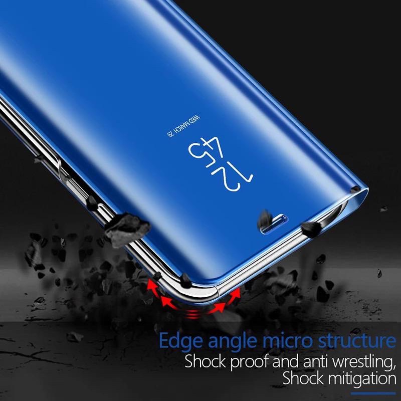 XIAOMI REDMI 7 7A 8 8A 8A PRO 9 9A 9C 9T Flip Cover Clear View Case Mirror Standing Auto Lock