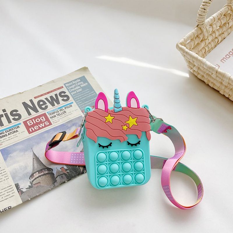 Tas Pop It Anak Unicorn