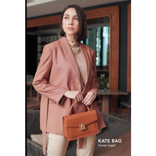 Buttonscarves Kate bag brown sugar