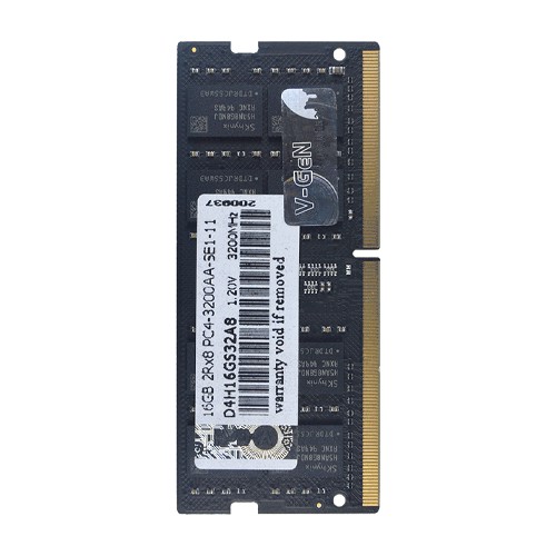 RAM DDR4 SODIMM V-GEN 16GB PC25600 3200Mhz