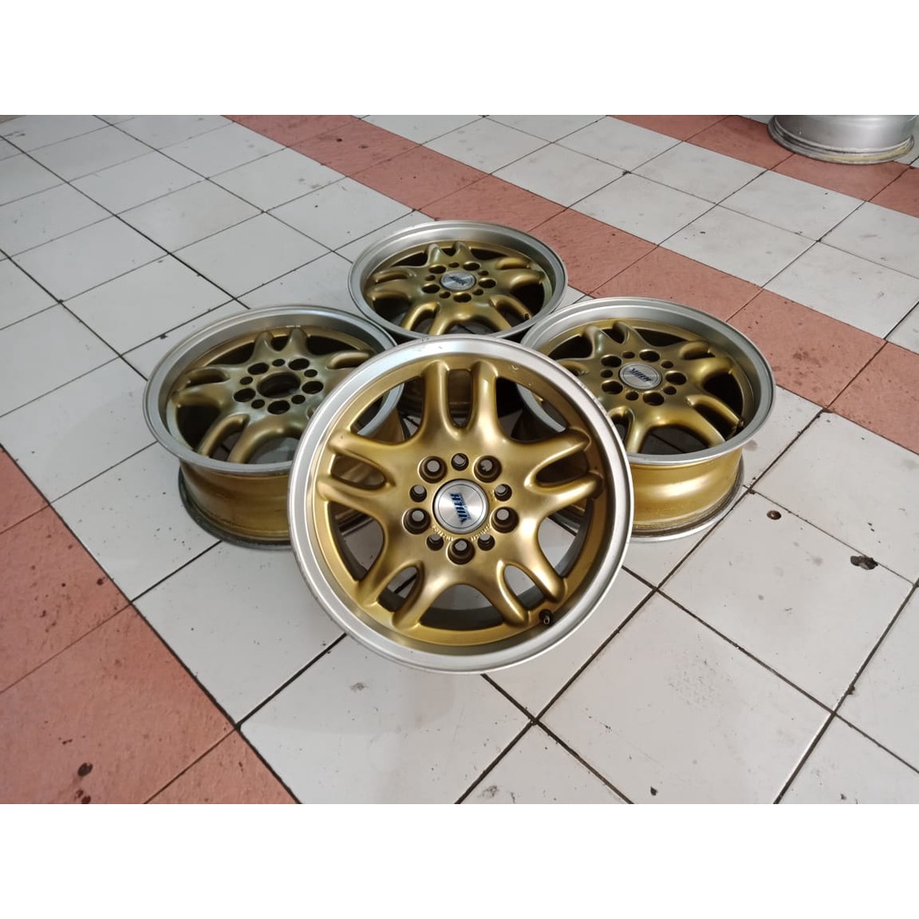 velg mobil bekas untuk mobil bmw r16 baut 5x120 warna gold