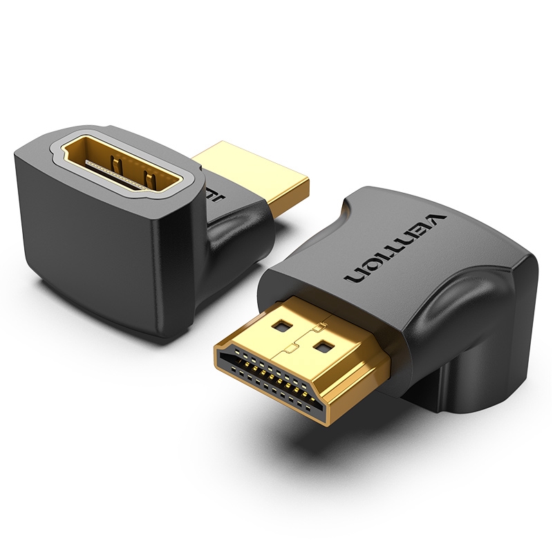 Vention Adaptor Hdmi 270 Derajat Male Ke Female 2.0 4k 2k 1080p