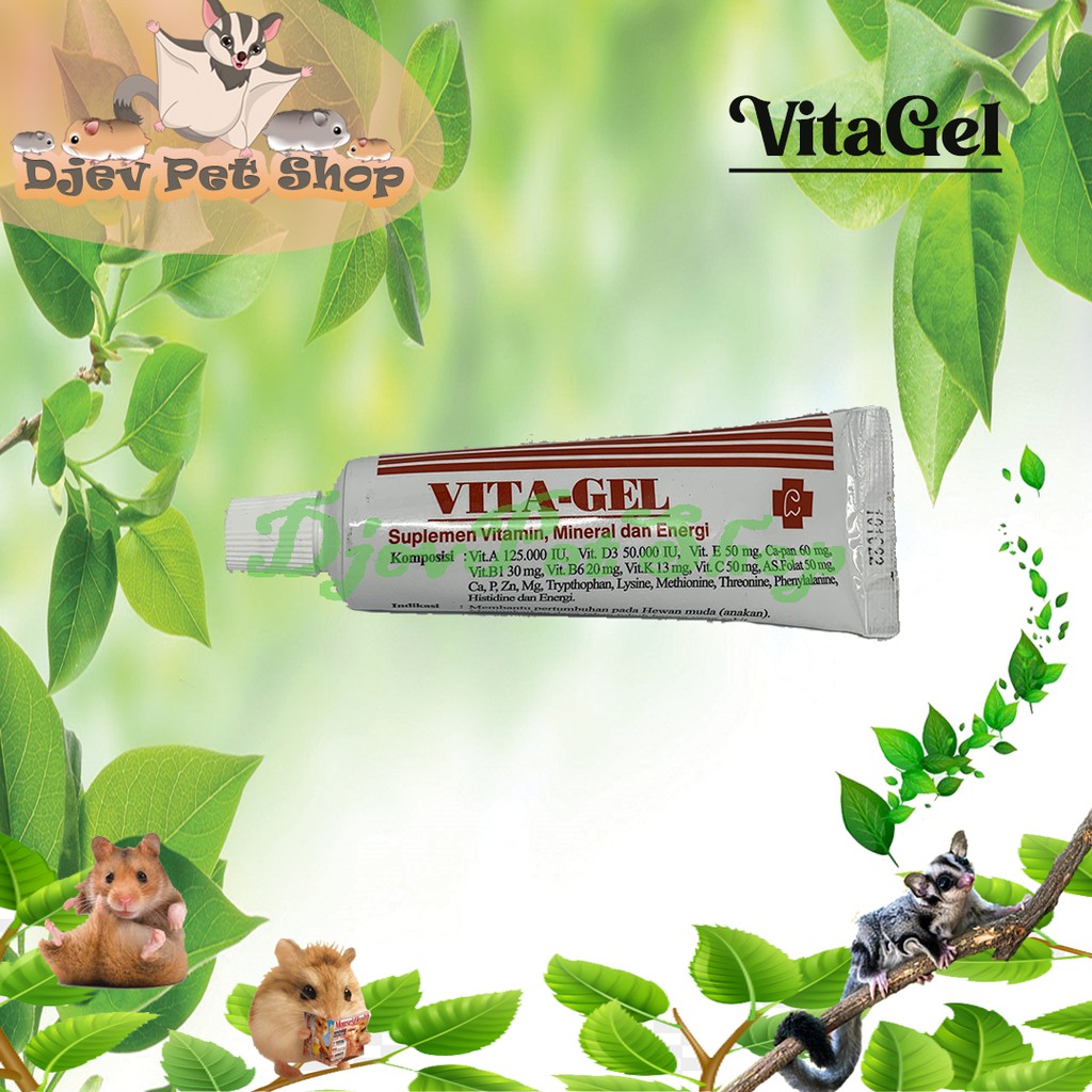 VITAGEL VITAMIN HEWAN VITAMIN HAMSTER ANJING KUCING