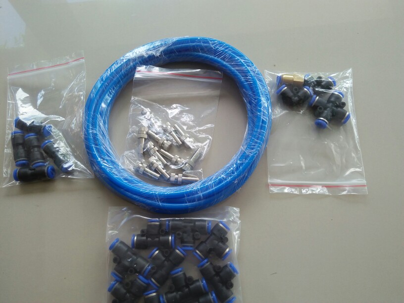 Pneumatic Fitting Quick Connector 4 Way 5 Way Arah Cabang Splitter Selang Push In 6mm 8mm Slip Lock