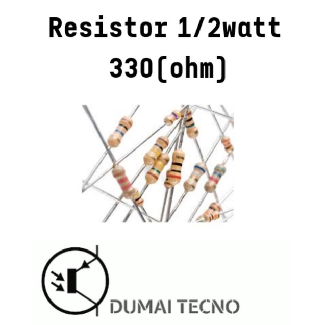 resistor 1/2watt 330 ohm