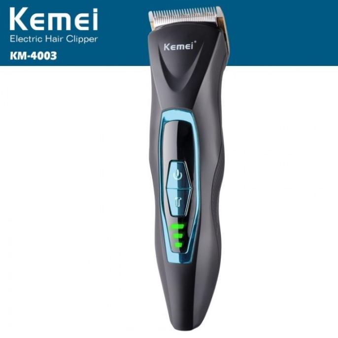[PROMO MURAH BISA COD] KEMEI KM-4003 Waterproof Electric Trimmer Hair Clipper Beard Trimmer
