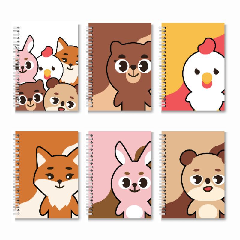 Notebook A5 Day6 Denimalz Doll Bang Jje Ke Pil Don