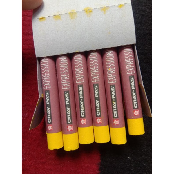 

crayon soft sakura Cray pas artist expressionist hitam putih kuning ecer satuan