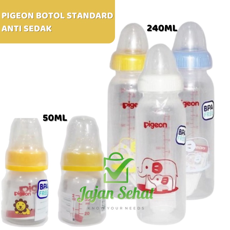 PIGEON BOTOL SUSU STANDARD BPA FREE ANTI SEDAK