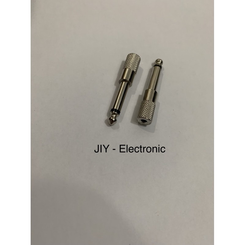 Jack Converter Kecil 3.5mm ke Mic Mono 6.35mm / Konverter Kecil ke Besar