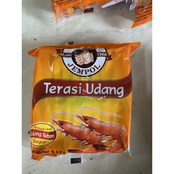 

Terasi Udang cap jempol isi 20