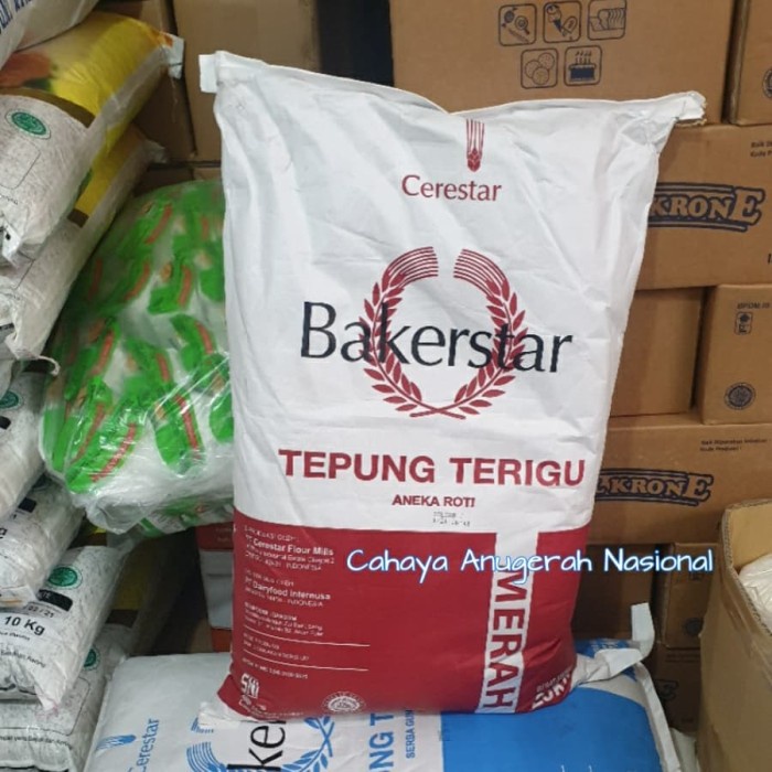 

hbt204tt Tepung Terigu Bakerstar Merah 1 Kg Repack Da01D100