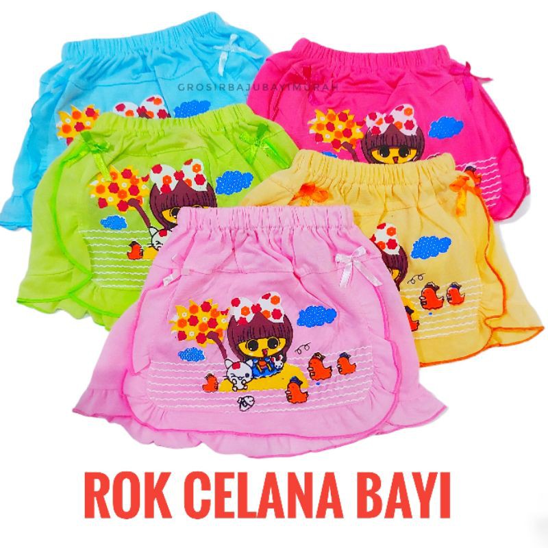 rok celana bayi 3-18 bulan motif FEI