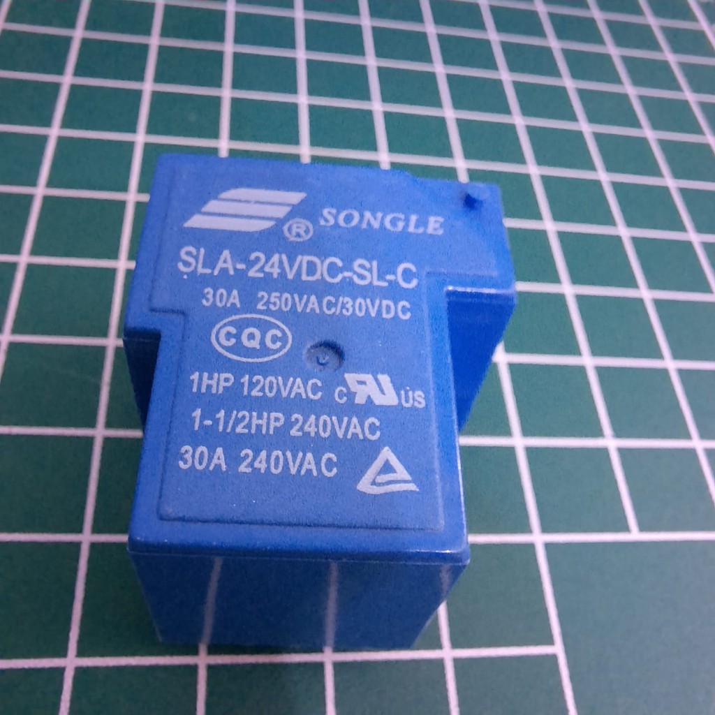 [REL-9003] RELAY KODOK 30A 24V SLA-24VCD-SL-C SONGLE RELAY 6 KAKI