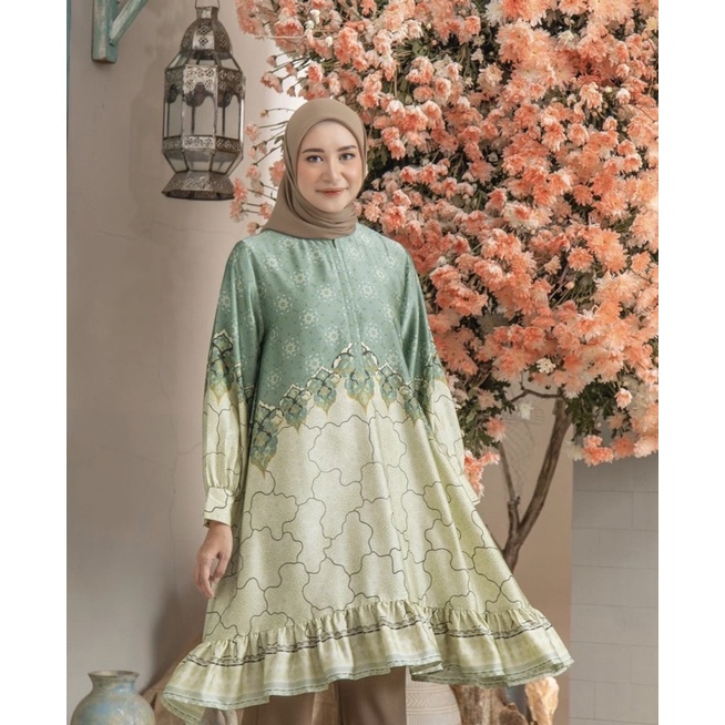 Size XL Gauri tunik hl heaven lights hl raya Gauri tunic heaven light tunik