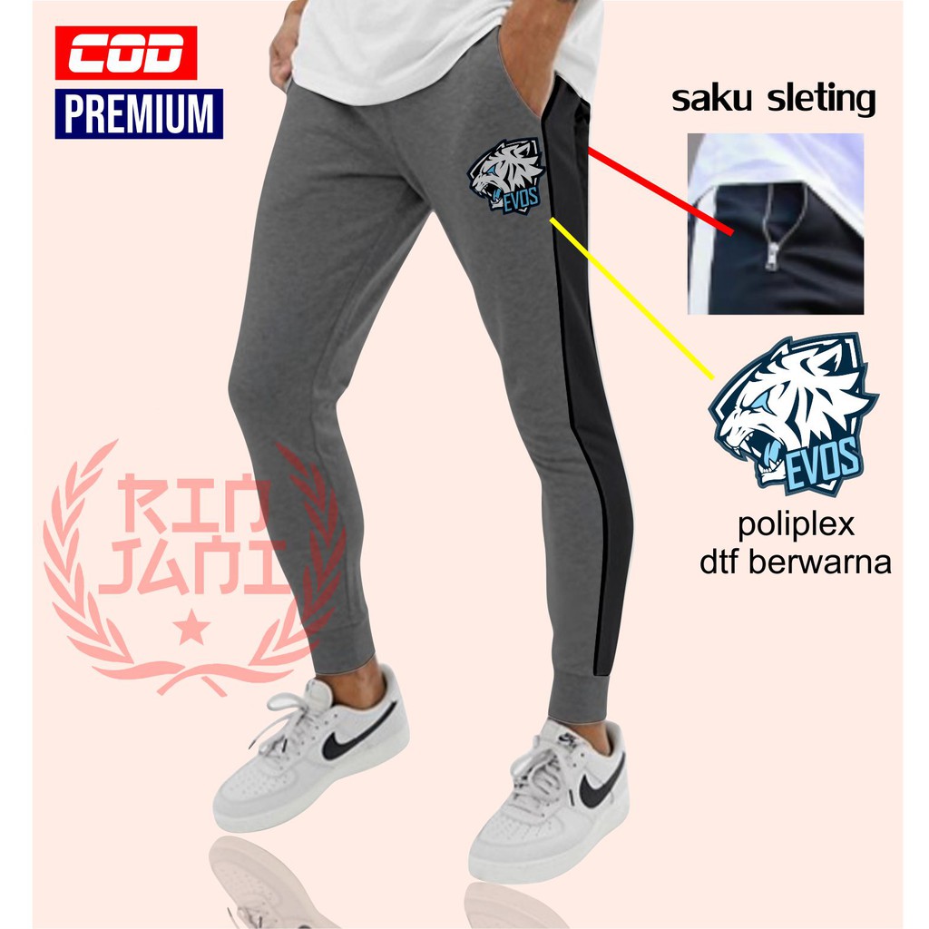  Celana  Surfing Celana  Evos RRQ Gaming Pria Wanita Jogger  