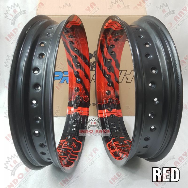 Velg pelek jari jari hole 36 supermoto PROTECH 300 350 17 trail klx crf Vixion dsb