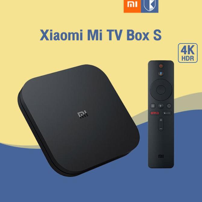 Ready&Siapkirim Xiaomi Mi Box S 4K Ultra Hd Mi Tv Box S Xiaomi Box S Android Tv