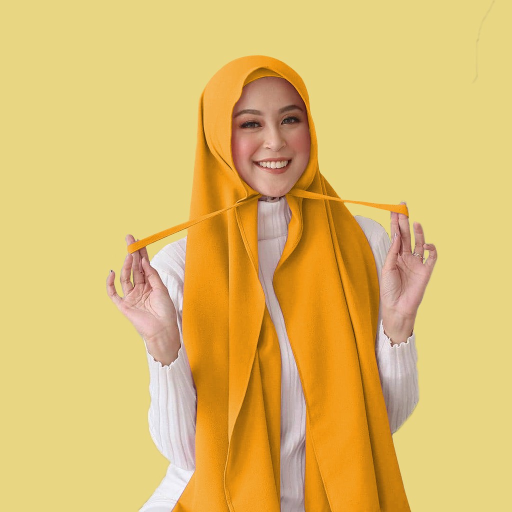 PASHMINA TALI || BAHAN CERUTY BABY DOLL PREMIUM - YELONIX