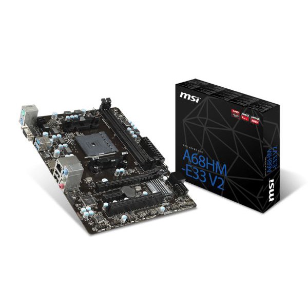 MSI Motherboard A68HM-E33 V2 (Socket FM2+)