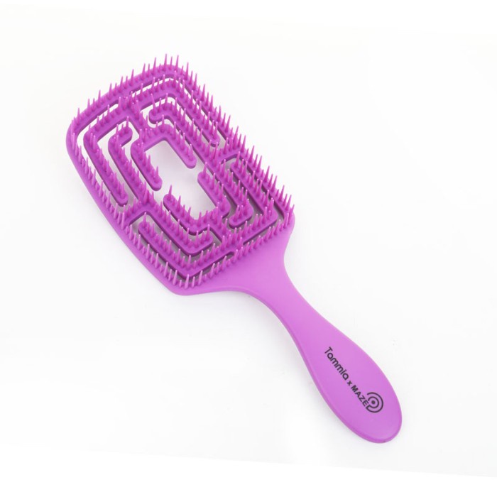 TammiaxMaze WFB-006 L Antibacterial Wonder Flex Detangling Hair Brush - STRAWBERRY-PINK ANANDA_KOSMETIK