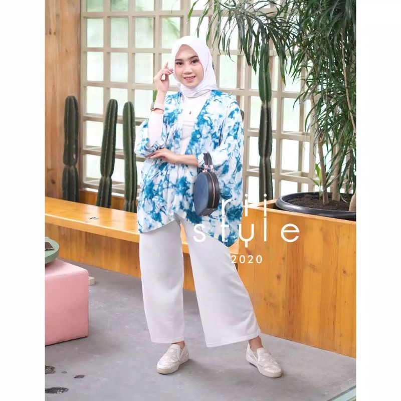 CUCI GUDANG BAJU CAVA OUTER (TIE DYE) by Riistyle