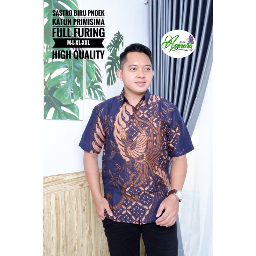 SASTRO BIRU ASMARA BATIKSOLOAMANAH BAJU KEMEJA BATIK SOLO PRIA LENGAN PENDEK PANJANG LAPIS FURING ATASAN BATIK PREMIUM MODERN KATUN HALUS DEWO CEMANI LENTERA PRAJA BUMI LISANG GENI KLABANG ASMARA PEKSI JIWO KENCONO UNGU GIYANDRA IJO SUJIWO KLASIK MAJALAYA