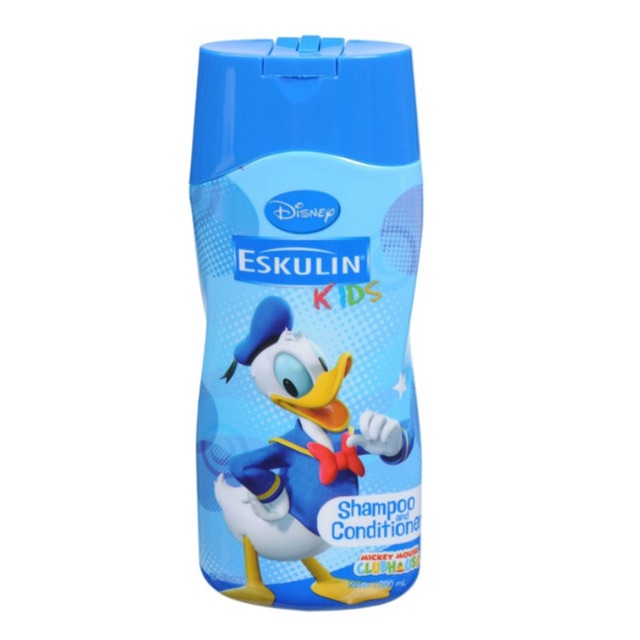 Shampoo conditioner mickey donald 200ml Shampoo anak Eskulin kids