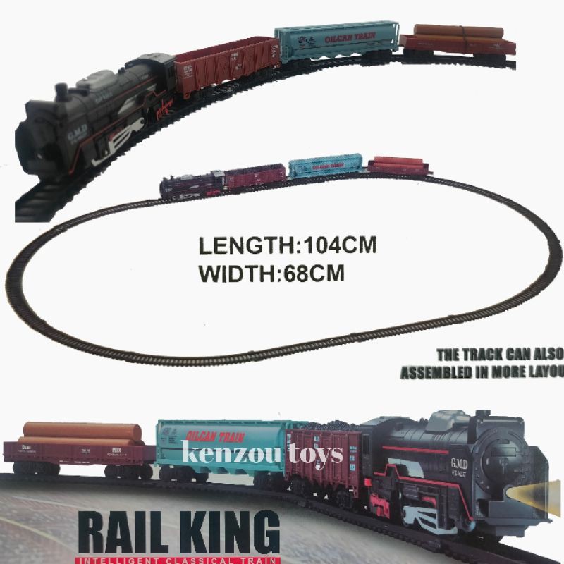 Rail King Classical Train Kereta Set 19033-4/5