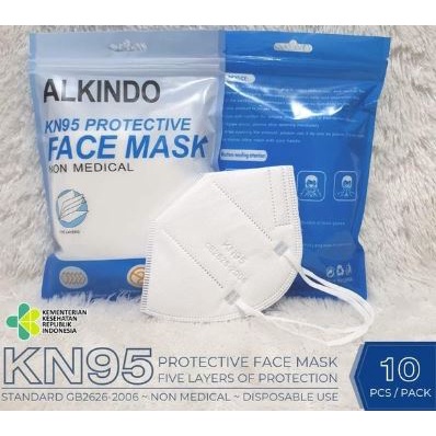 Masker KN 95   Masker KN95 Masker 5 PLY KN95  Masker hitam PUTIH WARNA Kn95   per box isi 10 pcs