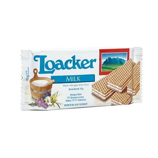 

LOACKER Wafer Milk - 45 gr