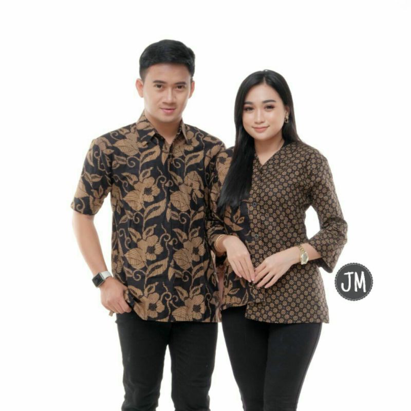 Maura Couple - Sania Ruffle Batik Couple Ori Ndoro Jowi Garansi Termurah Shopee