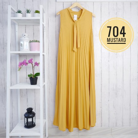 BD 704 - GAMIS PLISKET HYGET TANPA LENGAN TANGAN KUNTUNG BUNTUNG MURAH MUSLIM POLOS SINGLET ABG