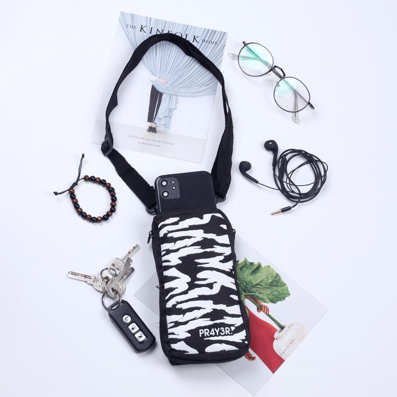 Tas Dompet Hanging Phone HP Handphone Kartu Koin Uang Paspor Selempang Waterproof Anti Air Sako Wallet Gantung Kalung DG2