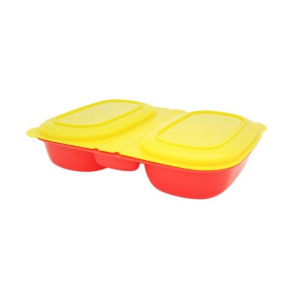 BABY BEYOND DUAL BENTO BOX WITH FORK &amp; SPOON