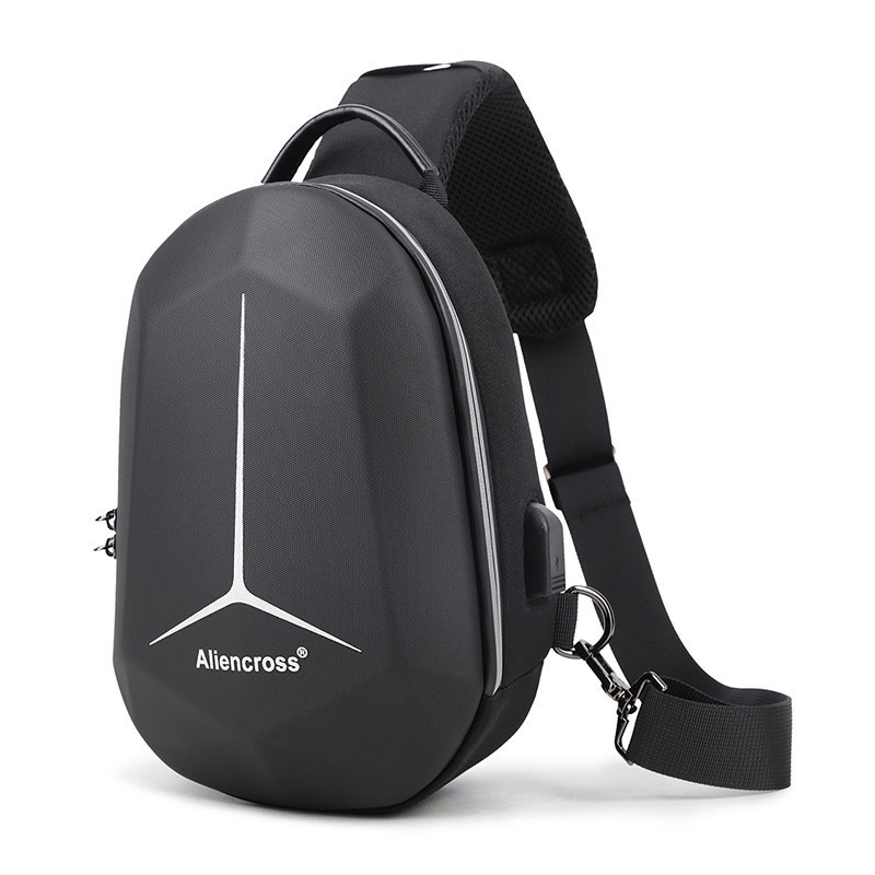 Tas Selempang Pria Slingbag Usb Padlock Aliencross 1816