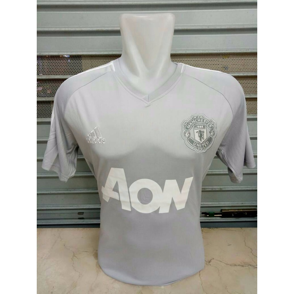 JERSEY MANCHESTER UNITED MU TRAINING ABU 2017/2018 GRADE ORI