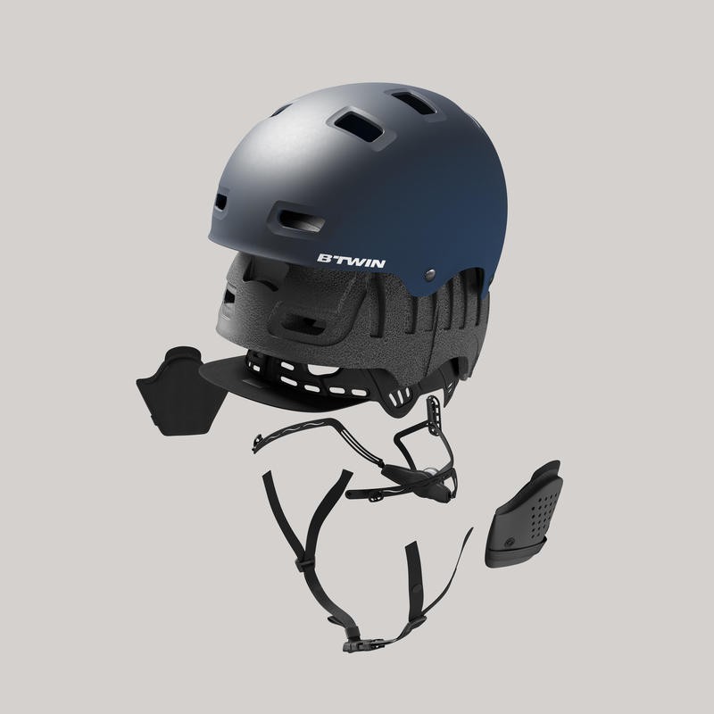 BTWIN 500 Helm City Bowl Sepeda Kota Sepeda Lipat