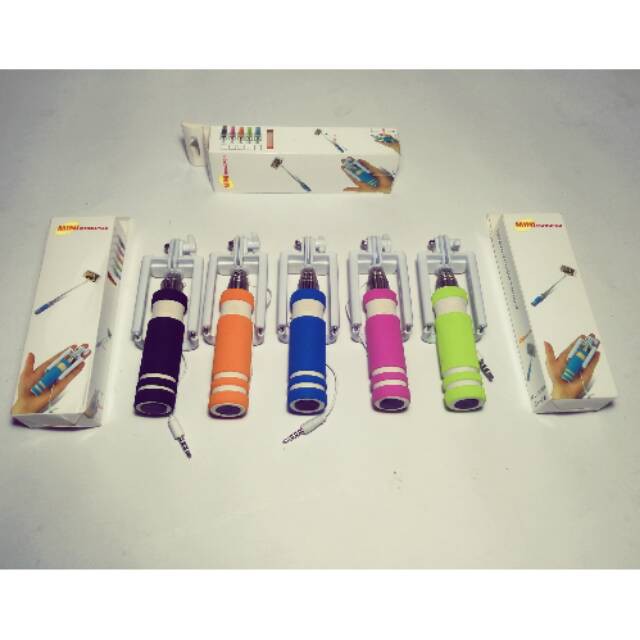 TONGSIS MONOPOD MINI COLOR TANPA KABEL