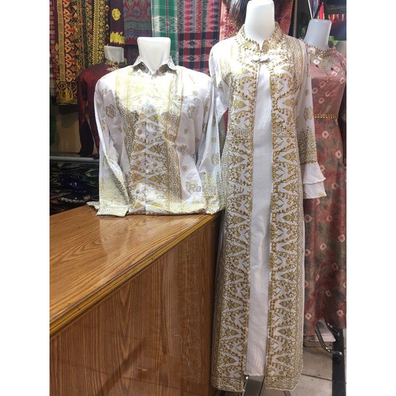 GAMIS BATIK SONGKET PALEMBANG TERBARU-BAJU KONDANGAN