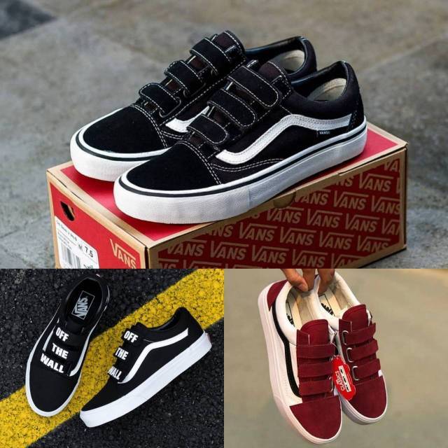 sepatu vans velcro