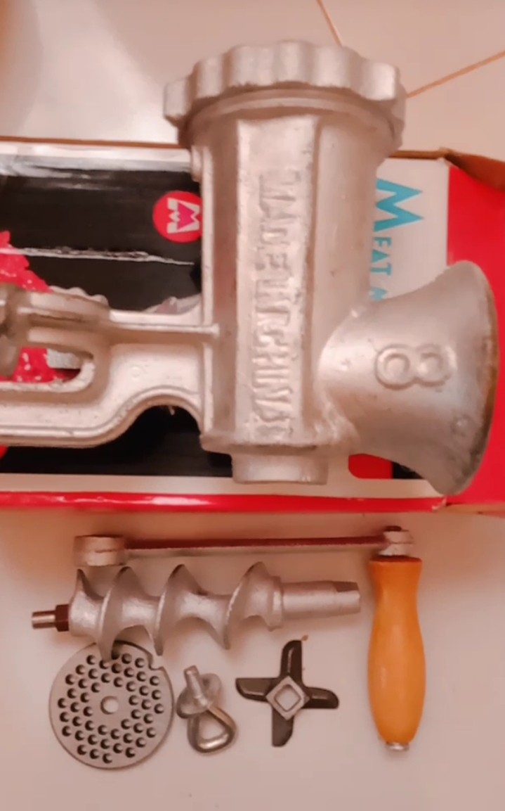 Gilingan Daging Kacang Ikan / Meat Fish Mincer No 8 Tebal Berkualitas