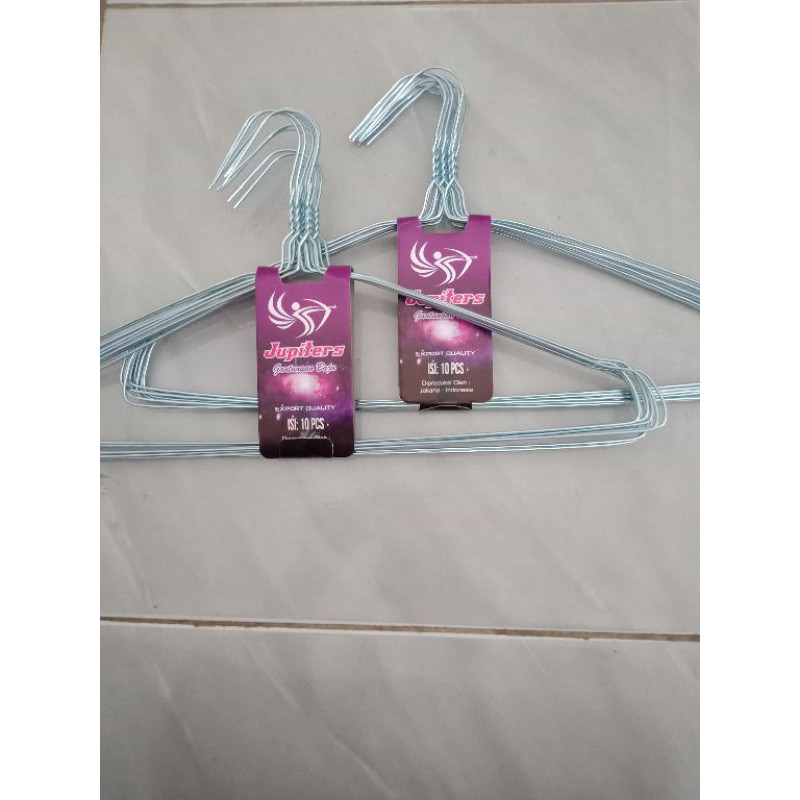 Gantungan Baju Kawat 1 pack isi 10 pcs