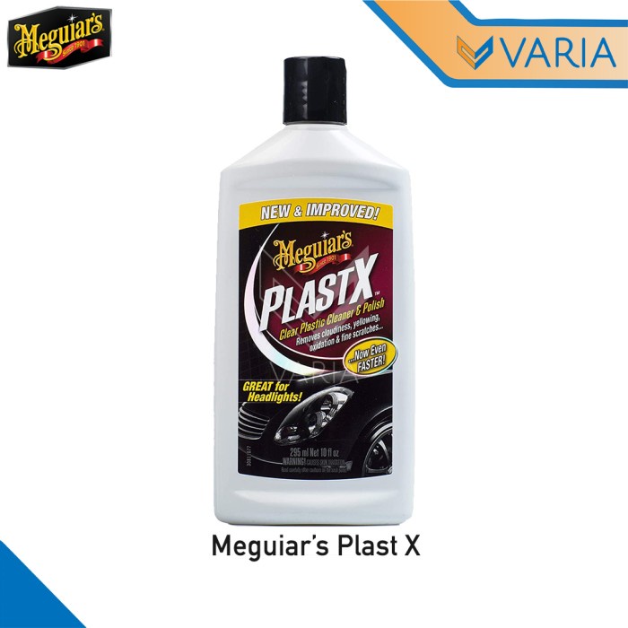 Meguiar's Plast X Clear Plastic Cleaner &amp; Polish 295 ml Meguiars G12310