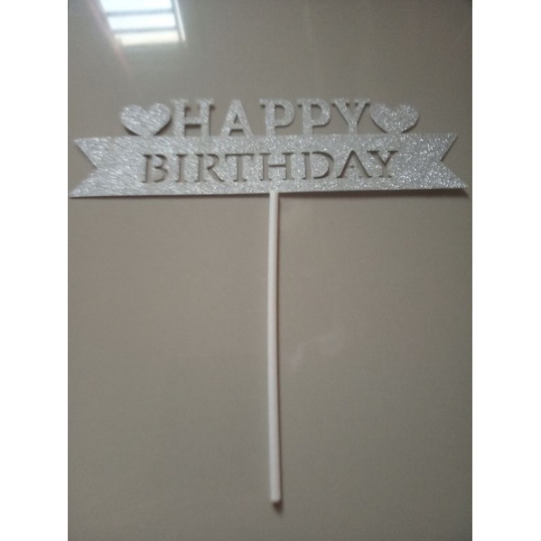 BANNER HAPPY birthday/TOPPER HAPPY BIRTHDAY